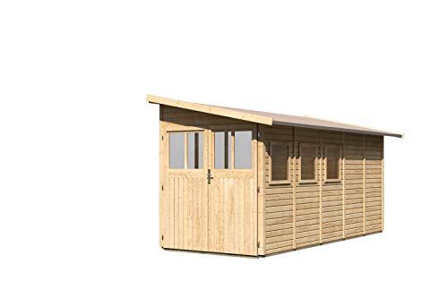 Unbekannt Karibu Gartenhaus Wandlitz 5 Natur 19 mm – Bild 4