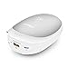 PISEN Rechargeable 2-in-1 Hand Warmer & Power Bank with 7500mAh Capacity and Two Heated Sides Ideal for Winter Sports, Cold Days, Outdoor Activities and More