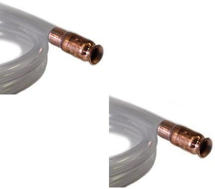 2 Pack USA Siphon Safe Multi-Purpose Self Priming Pump Jigger for Food Fuel 6' x 1/2"