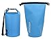 MARCHWAY Floating Waterproof Dry Bag Backpack 5L/10L/20L/30L/40L, Roll Top Sack Keeps Gear Dry for Kayaking, Rafting, Boating, Swimming, Camping, Hiking, Beach, Fishing (Light Blue, 5L)