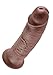 Pipedream King Cock Dildo, Brown, 10 Inch