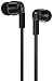 Sentey Earbuds Earphones in Ear Headphones Headset in-Line Microphone Stereo Bass for Travel Running Men Kids Girls Nexus Black/Gray LS-4245 Hard Carrying Case Audiophile Sport Gaming Pc Mac Phones