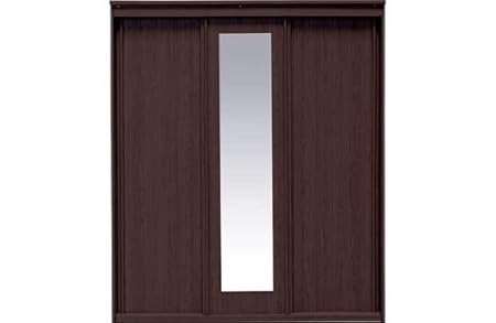 Hallingford 3 Door Sliding Wardrobe Wenge Effec Amazon Co Uk