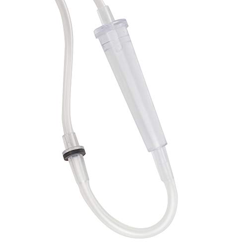 Denshine Disposable Enteral Nutrition Bag Feeding Bag, 1200ml Enteral Delivery Gravity/Pump Feeding Bag Set, Detachable Connector