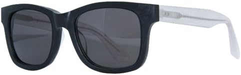 Filtrate Eyewear OXFORD Sunglasses, Black Clear/Smoke Lens