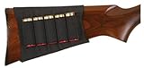 Allen 205 Buttstock Shotgun Shell Holder, Black, Holds 5