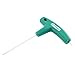uxcell® a15052300ux0152 Green H1.5 1.5mm Tip Shaft T Handle Dual Head Hexagon Hex Key Wrench