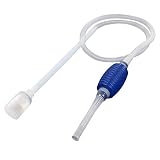 SunGrow Aquarium Gravel Cleaner Kit with Priming Bulb, 65 Inches, 2 Minutes to Assemble, BPA Free, Easy-to-Use, Storage, Perfect for Small Fish Tanks, Facilitates Frequent Water Changes