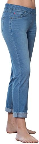 PajamaJeans Womens Stretch Jeans Boyfriend - Loose Jeans for Women