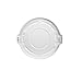 Rubbermaid Commercial Products BRUTE Heavy-Duty Round Trash/Garbage Lid, 20-Gallon, White, Outdoor Waste Container for Home/Garage/Mall/Office/Stadium/Bathroom