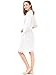 Mr & Mrs Right Women's Cotton Kimono Robe for Bride and Bridesmaid with Lace Trim