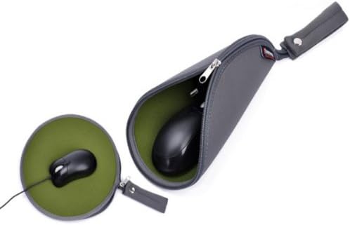 Outdoor Travel Circle Mouse Pad Digital Accessories Storage Bag