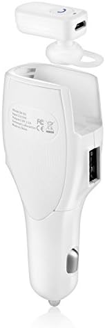 Car charger,Dual Port 3.1A USB Car charger,Bluetooth 4.1 Earphone with Microphone for iPhone 7 , 6s Plus, iPad Pro Air 2 mini, Galaxy S7 , S6, Edge , Plus, Note 5 , 4, LG, Nexus, HTC and More