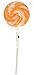 Bright Orange Swirl Pops (2 dz)
