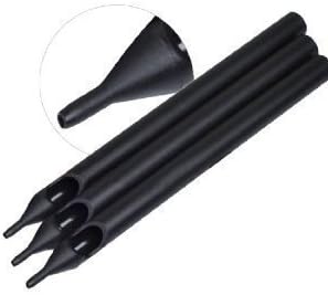 DERMASOFT ASSORTED 100 TATTOO ROUND DISPOSABLE TUBE WITHOUT GRIPS