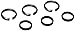 Just Clips (JC38012) 3/8" Anvil Retainer Clip and O-Ring Kit, (Pack of 12)