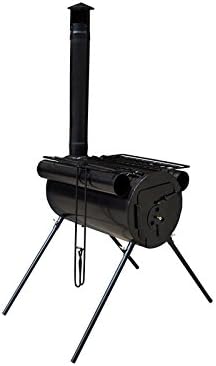Portable Camping Steel Wood Stove Tent Heater for Fishing Camp Cooking