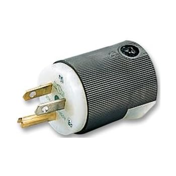 HUBBELL WIRING DEVICES HBL2311 TWIST LOCK PLUG, 2P3W, 20A ... l5 30p wiring ac plug 