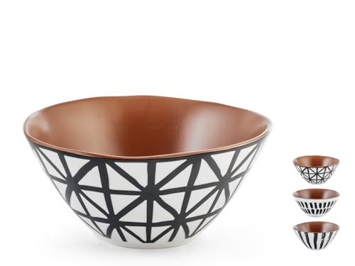 H&H Set 3 Ciotole Avana Cm20
