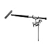 ATian Microphone Metal Boom Pole Holder Audio Boom Cradle Mount Stand