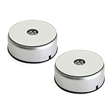 2Pack 4" 7 LED Display Base，360 Degree Rotating