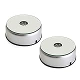 2Pack 4" 7 LED Display Base，360 Degree Rotating