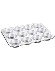 Nordic Ware Natural Aluminum Commercial Muffin Pan, 12 Cup