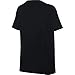 NIKE Boys' Dry Baseball Tee, Black, Small