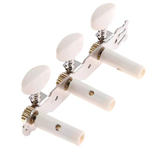 LDCRE 2PCS/Lot Square Heads Plastic Knob Guitar String Tuning Pegs Machine Head Tuners Keys Parts for Bass Acoustic Guitar Accessories - Thumbnail 4