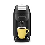 ODA KITCHEN 1128B Single Serve Coffee Maker Programmable with 50 oz Large Removable Reservoir Compatible with The Single Cup Pod, 6 to 16 oz Brew Size for Office, Travel, Black