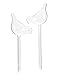 Mkono 6Pcs Self Watering Globe Plant Water Bulbs Bird Shape Design Hand Blown Clear Glassthumb 4