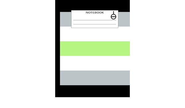 Notebook Agender Grey Green White Flag Colors And Symbol Composition Book Journal 7 44 X9 69 150 Pages College Ruled Lgbtq Pride Books Trant Lgbtq Amazon Com Books