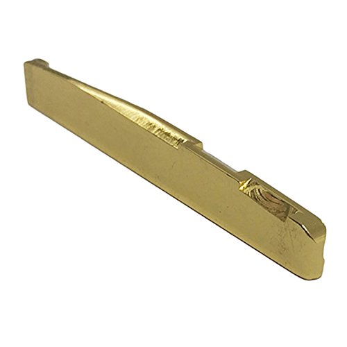 JVSISM 6PCS Guitar Brass Bridge Pins Saddle Nut Replacement Parts for Acoustic Guitar