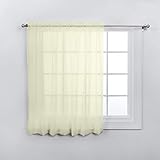 Stylemaster Elegance 60 by 45-Inch Sheer Voile Panel, Beige
