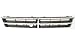 Evan-Fischer EVA19572010992 Grille Insert for Dodge Full Size P/U 86-90 Chrome Plastic Replaces Partslink# CH1200103
