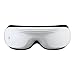 Eye Massager Wireless Eye Care Machine Portable Eye Mask with Compression Vibration Heating Music Therapy and 5 Working Modes for Vision Care Eyestrain Stress Relief etc. (Pearl White)
