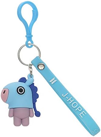 Fancyku Kpop BTS Bangtan Boys New Hot Cute Cartoon Keychain BTS Key Ring Wallet Purse Bag Streamers Hot Gift for A.R.M.Y (H066)