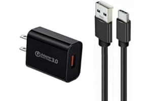 IENZA Switch Home & Travel Power Fast Charger (6FT USB C Charge Cable Cord Wire & AC Adapter) Compatible with Nintendo Switch/Lite