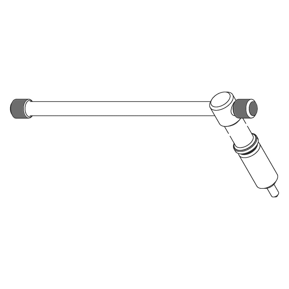 Rohloff 2368810700 Spindle, Silver, 10 x 10 x 4 cm