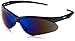 Jackson Safety 3000358 Nemesis Safety Glasses Black Frame / Blue Mirror Lens