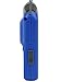 O2COOL Battery Powered Deluxe Necklace Fan For Personal Cooling With Adjustable Lanyard (Blue)