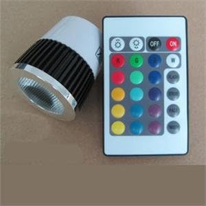 Platinum RGB LED Color Changing MR16 With Remote Control