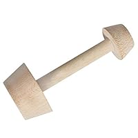 Debuy Egg Tarts-Tamper Double Side Wooden Pastries Pusher DIY Baking Shaping Kitchen Tool