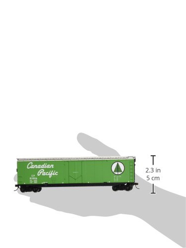 Walthers Trainline 50' Plug-Door Boxcar with Metal Wheels Ready to Run Canadian Pacific