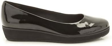 clarks compass zone black patent