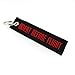 Rotary13B1 Insert Before Flight Keychain - Black/Red - QTY: 5 pieces