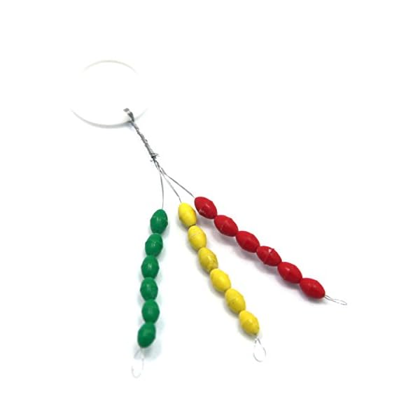 SAMS-FISHING-Float-Stops-Rubber-Colorful-Oval-Bobber-Fishing-Stopper-for-Carp-Fishing-Red-Yellow-and-Green-90pcs