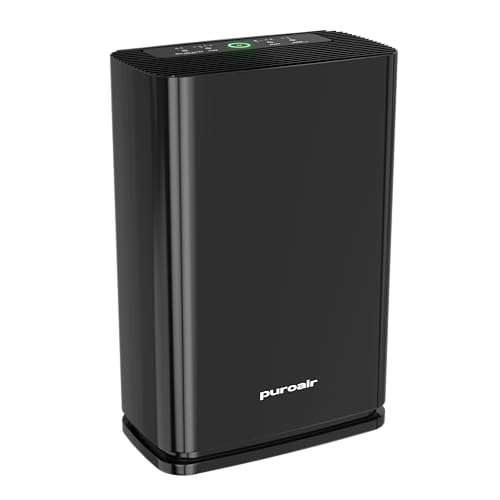 PuroAir 400 HEPA Air Purifier Large Room Air Cleaner up to 2,000 Ft² - HEPA CarbonTech Filter up to 500X Stronger - Air Quality Sensor, Auto & Quiet Sleep Modes - Air Purifiers for Large Rooms