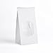 GSSUSA Bakery Bags Paper Treat Bags Resealable Kraft Paper Bags Cookie Popcorn Bags with Windows, 4.5x2.36x9.6