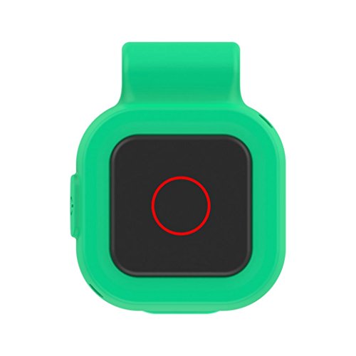 Coohole Replacement Color Silicone Clip Case Cover Bag For GoPro REMO Remote Control (Green) - Thumbnail 3
